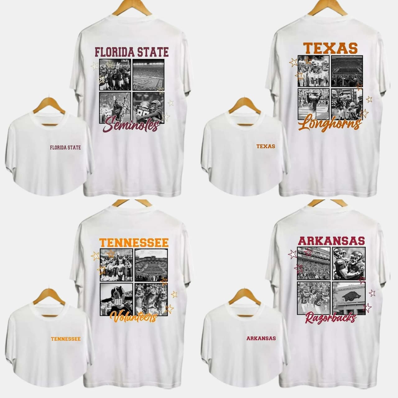 Producto personalizado NCAA – Elige tu equipo favorito – image 1, Vintage College Tee, NCAA T-Shirt, Alabama Crimson Tide tshirt, Ohio State Buckeyes tshirt, Texas Longhorns tshirt, Georgia Bulldogs tshirt, Michigan Wolverines tshirt