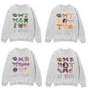 Vintage Universitaria Fútbol Americano Bows Sudadera, Vintage Todos los Equipos NCAA Fútbol Americano Coquette Hoodie, Gameday Coquette Camiseta 3 small thumbnail