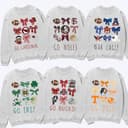 Vintage Universitaria Fútbol Americano Bows Sudadera, Vintage Todos los Equipos NCAA Fútbol Americano Coquette Hoodie, Gameday Coquette Camiseta 2 small thumbnail