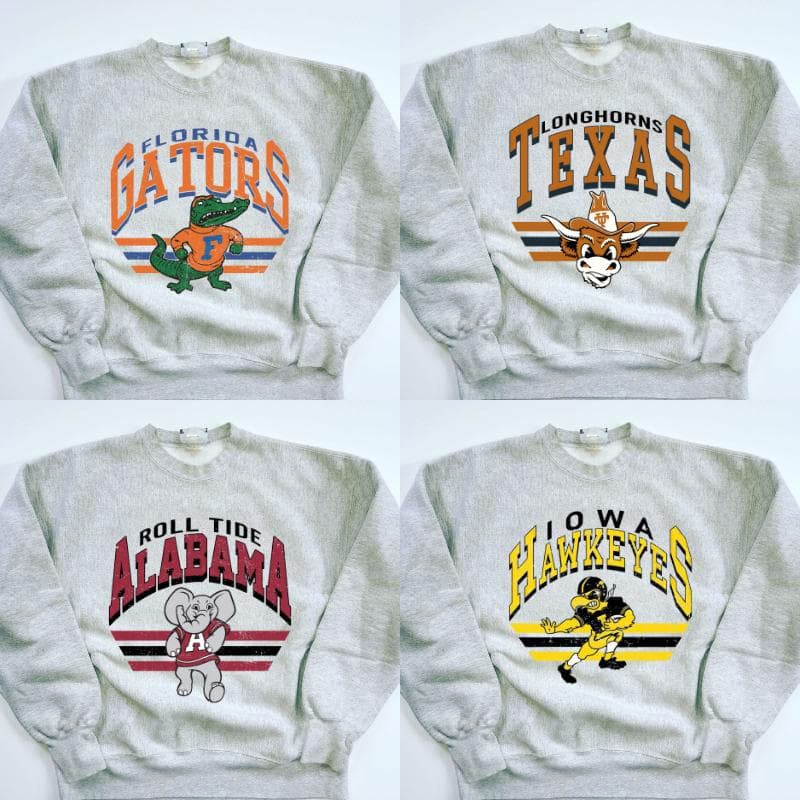 Vintage Universitaria NCAA Sudadera, Vintage Hoodie Todos los Equiposs Universitaria, Clásico Camiseta Gifts For University Fútbol Americano Fan – image 1, Vintage College Tee, NCAA T-Shirt, Alabama Crimson Tide tshirt, Ohio State Buckeyes tshirt, Texas Longhorns tshirt, Georgia Bulldogs tshirt, Michigan Wolverines tshirt