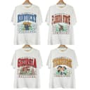 Vintage Universitaria NCAA T-Camiseta, Vintage Todos los Equiposs NCAA Sudadera, Mascota on the Stadium Hoodie, Gifts For Coolege Fútbol Americano Fan 1 small thumbnail