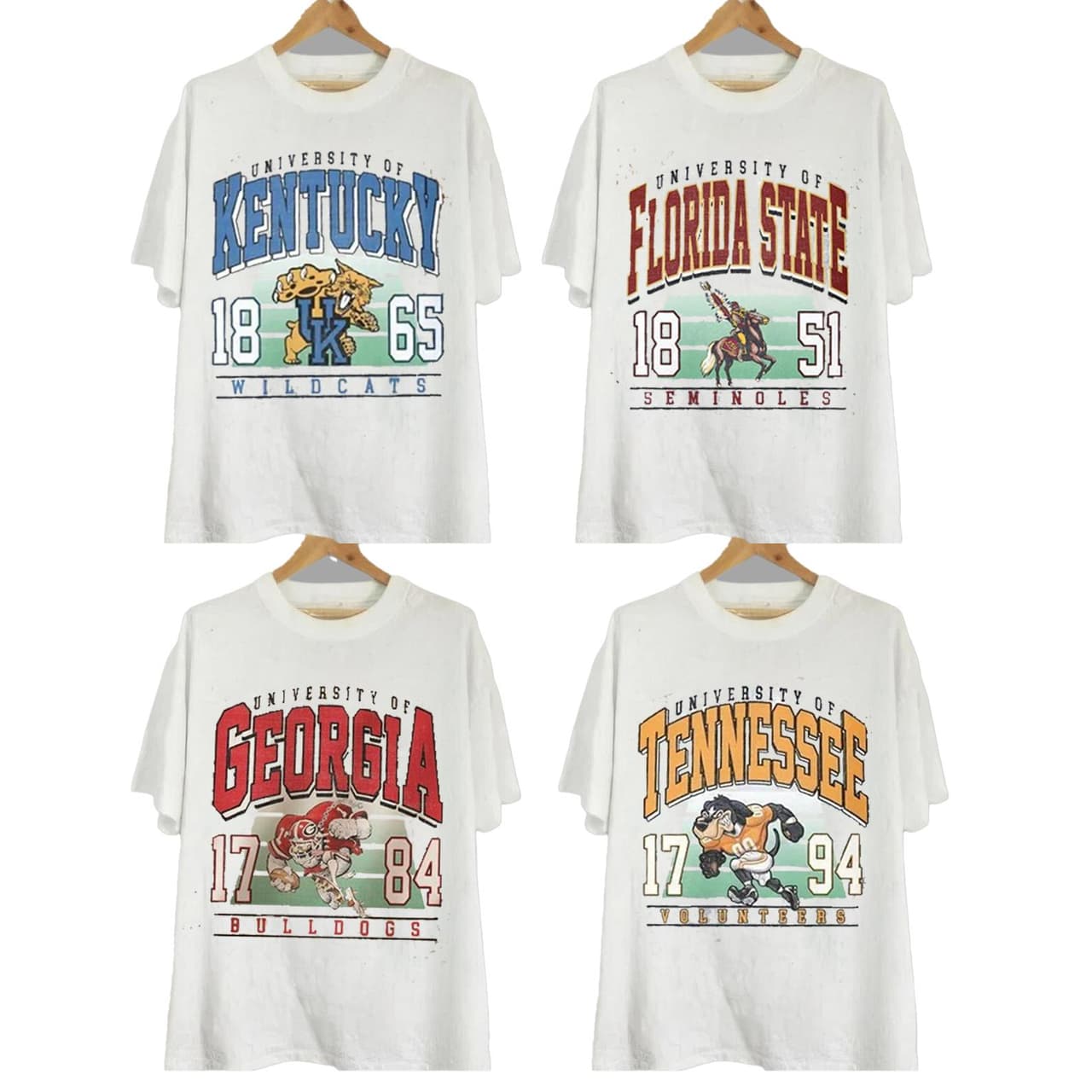 Vintage Universitaria NCAA T-Camiseta, Vintage Todos los Equiposs NCAA Sudadera, Mascota on the Stadium Hoodie, Gifts For Coolege Fútbol Americano Fan – image 1, Vintage College Tee, NCAA T-Shirt, Alabama Crimson Tide tshirt, Ohio State Buckeyes tshirt, Texas Longhorns tshirt, Georgia Bulldogs tshirt, Michigan Wolverines tshirt