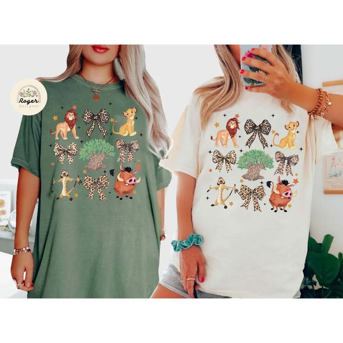 Vintage Coquette Bows The Liiiion Kiiing Camiseta Leopardo - Vacaciones Salvajes – image 2, The Lion King Leopard Tee, The Lion King Leopard Merch, The Lion King Leopard Shirt, The Lion King Leopard Sweatshirt, The Lion King Leopard Hoodie, The Lion King Leopard Clothes