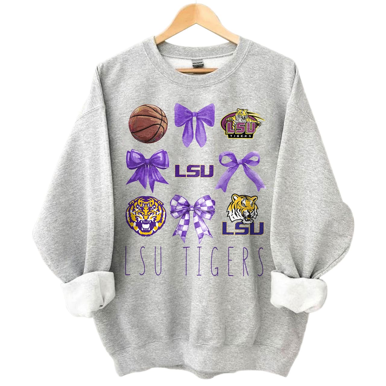 Vintage Coquette LSU Tigers NCAA Camiseta Gráfica de Baloncesto Unisex – image 1, LSU Tigers Tee, LSU Tigers Merch, LSU Tigers Shirt, LSU Tigers Sweatshirt, LSU Tigers Hoodie, LSU Tigers Clothes