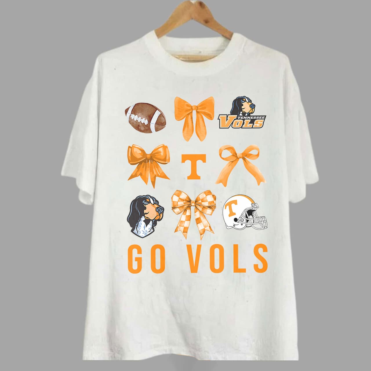 Camiseta Vintage Coquette Tennessee Vols NCAA Fútbol Americano – image 3, Tennessee Volunteers Tee, tennessee football shirts, vols shirt, tennessee vols t shirt, tennessee football sweatshirt, tennessee volunteers t shirt, tennessee vols tee shirts