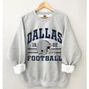 Vintage Dallas Football Crewneck Sweatshirt & Shirt Fan Gift 1 small thumbnail