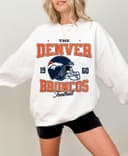 Vintage Denver Football Crewneck Sweatshirt – Team Apparel Gift 1 small thumbnail
