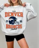 Vintage Denver Football Crewneck Sweatshirt – Team Apparel Gift 2 small thumbnail