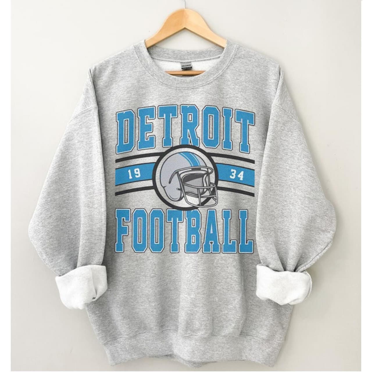 Vintage Detroit Football Retro Crewneck Sweatshirt & Shirt Gift – image 1, Detroit Lions Tee, detroit lions shirt, detroit lions tee shirts, detroit lions football shirt, detroit lions sweat shirt, nflshop lions, lions sweatshirt