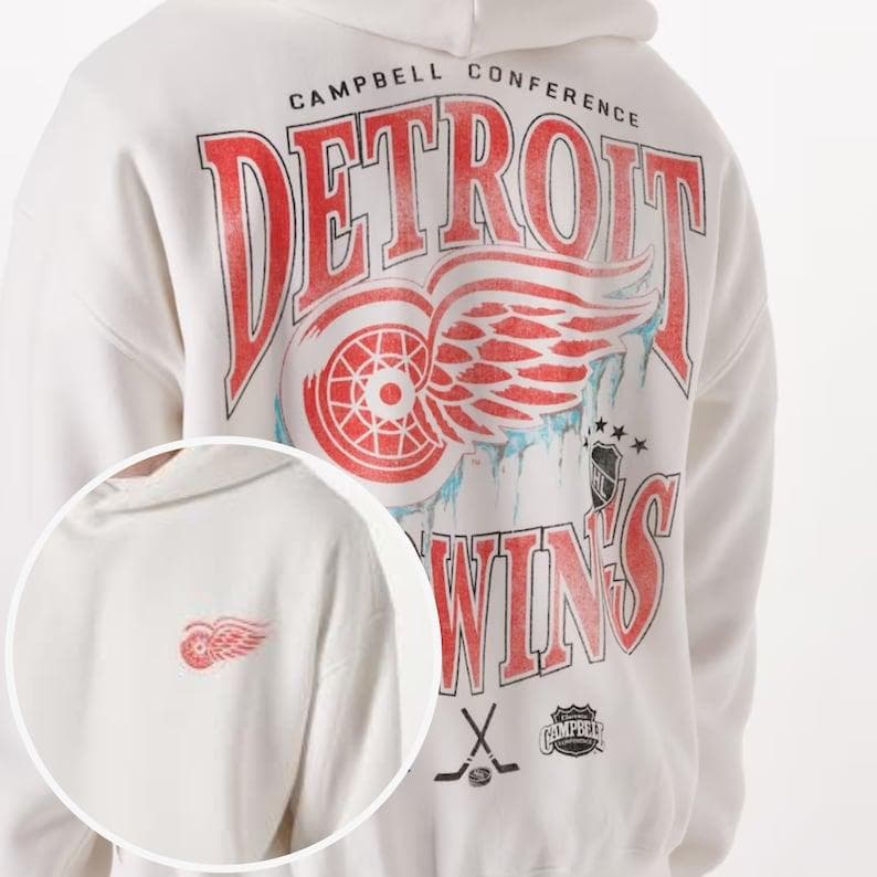 Sudadera vintage Detroit Red Wings, camiseta de hockey universitaria, hoodie Comfort Colors – image 1, Detroit Red Wings Tee, Detroit Red Wings Merch, Detroit Red Wings Shirt, Detroit Red Wings Sweatshirt, Detroit Red Wings Hoodie, Detroit Red Wings Clothes