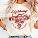 Vintage Disneey Cars Lightning McQueen 95 Rust-Eze Comfort Colors Shirt 1 small thumbnail
