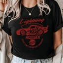 Vintage Disneey Cars Lightning McQueen 95 Rust-Eze Comfort Colors Shirt 3 small thumbnail