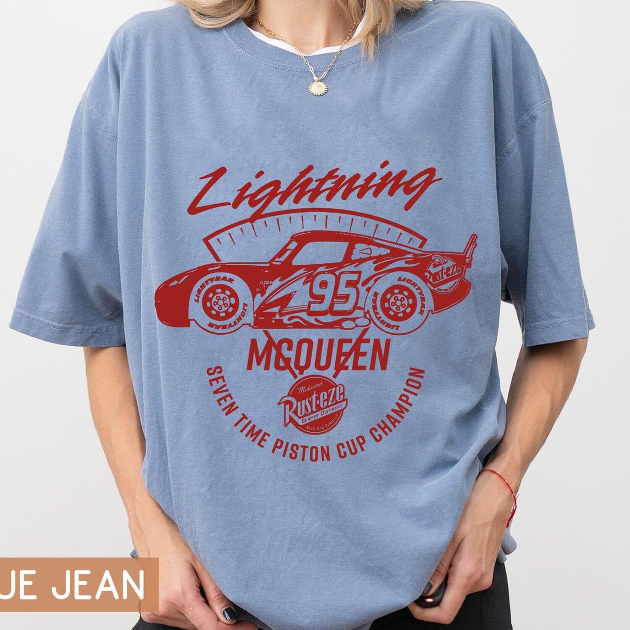 Vintage Disneey Cars Lightning McQueen 95 Rust-Eze Comfort Colors Shirt – image 2, McQueen Tee, McQueen Merch, McQueen Shirt, McQueen Sweatshirt, McQueen Hoodie, McQueen Clothes