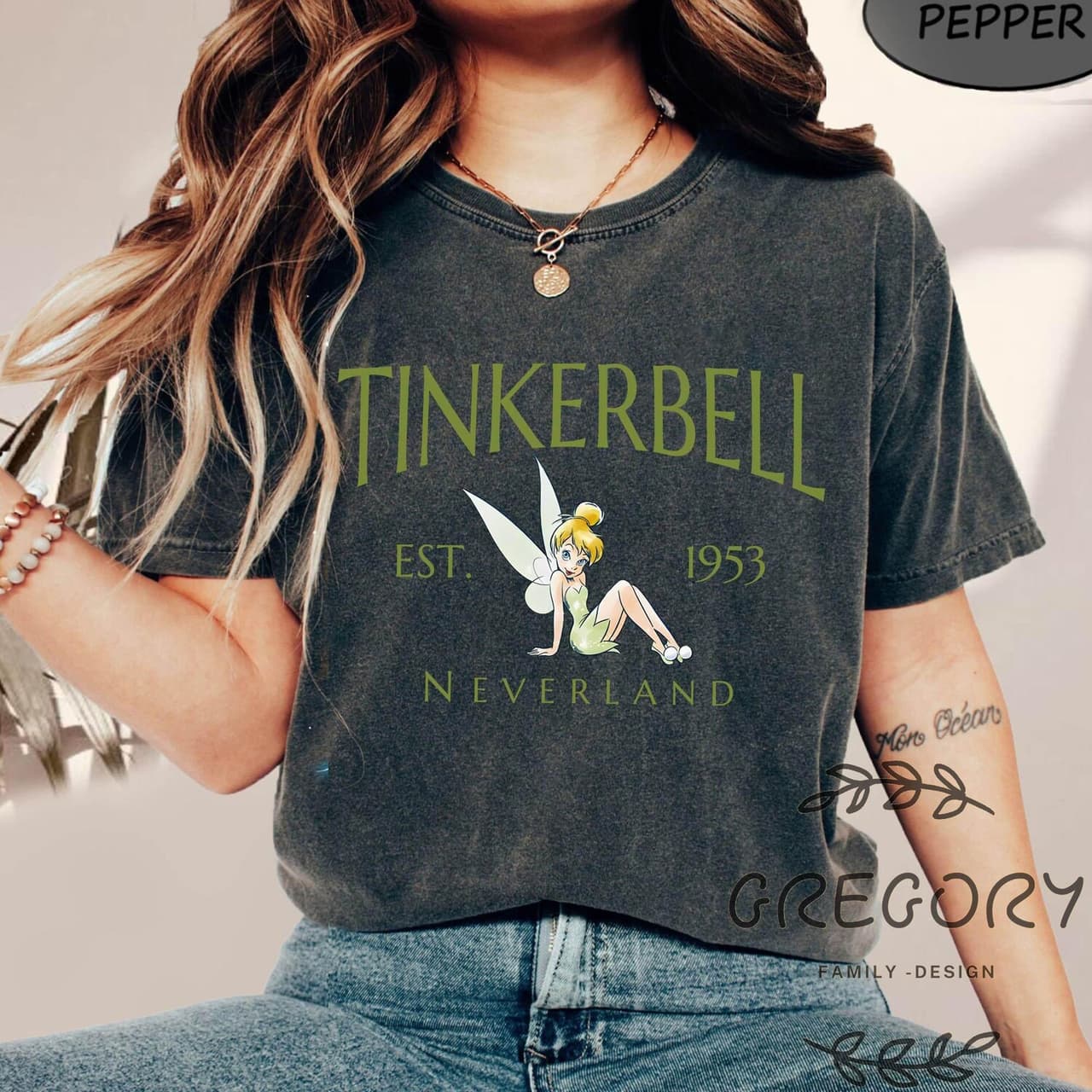 Vintage Disney Tinker Bell 1995 Shirt, Neverland Sweatshirt, Princess Tee – image 2, Tinker Bell Tee, Tinker Bell Merch, Tinker Bell Shirt, Tinker Bell Sweatshirt, Tinker Bell Hoodie, Tinker Bell Clothes