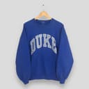 Vintage Duke University Sudadera, NCAA Duke Devils Printed Spell Out Camiseta, Pullover Hoodie Duke Uni Jumper 1 small thumbnail