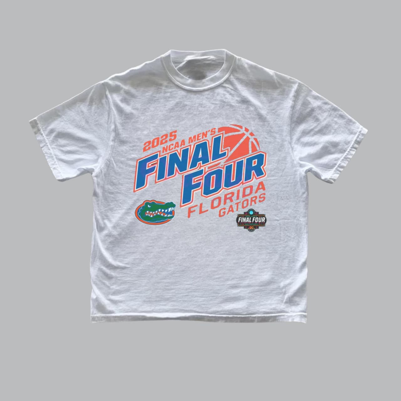 Camiseta Vintage Florida Gators 2025 NCAA Final Four - Baloncesto Universitario Retro – image 1, Florida Gators Tee, florida gators t shirt, florida gators tee shirts, gator football shirts, florida football shirt, florida gators shirt, gator shirts