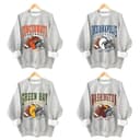 Vintage Football All Team Sweatshirt Collection - Classic Unisex Hoodie 1 small thumbnail