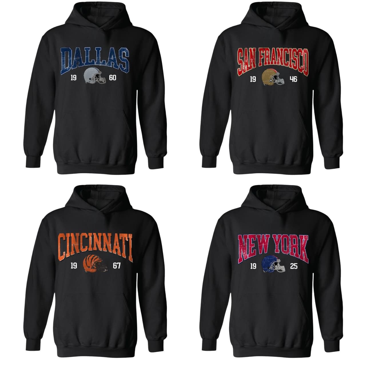 Vintage Football Big Words Logo Hoodie, Hometown Football Hoodie, Football Thowback Vintage All Teams Hoodie, Vintage Graphic Tees, Football Fan Gift, Graphic Shirts, Unisex Hoodie – image 1, NFL Tee, San Francisco 49ers Tee, Dallas Cowboys Tee, Detroit Lions Tee, Kansas City Chiefs Tee, Tampa Bay Buccaneers Tee, Arizona Cardinals Tee