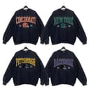 Vintage Football Big Words Logo Sweatshirt , Hometown Football Sweatshirt, Vintage Graphic Tees, Football Fan Gift, Unisex Sweatshirts 3 small thumbnail