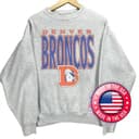 Vintage Football Denver Brownc.os With Big Words Logo Sweatshirt, All Football Teams With Big Words Logo Sweatshirt, Unisex Graphic Soft Cotton Crewneck Sweatshirt Casual Classic Round Neck Fabric 1 small thumbnail