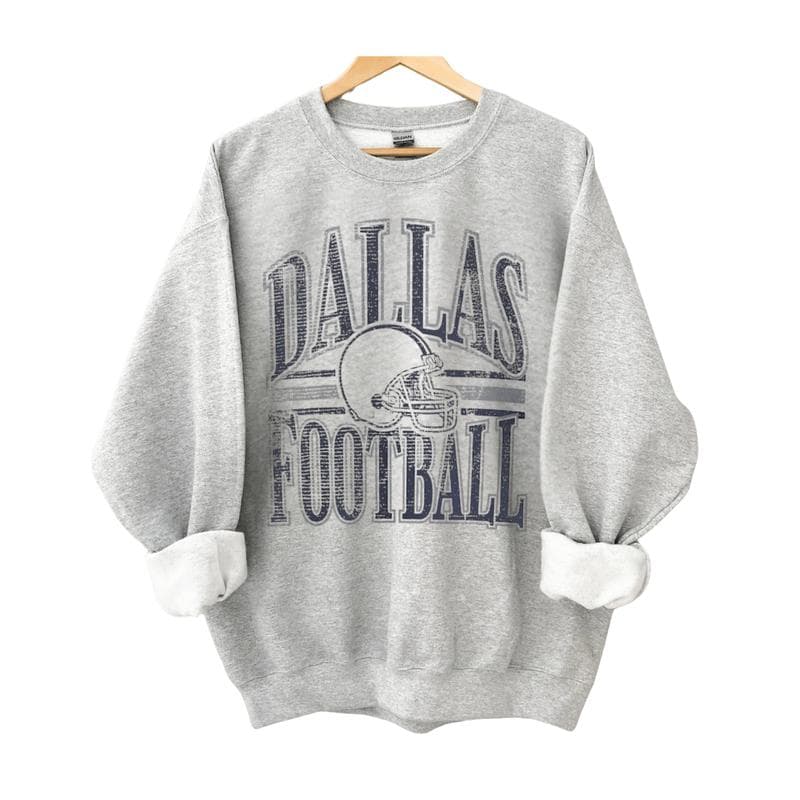 Vintage Football Graphic Sweatshirt, Trendy Game Day Crewneck, Fan's Gift – image 2, NFL Tee, San Francisco 49ers Tee, Dallas Cowboys Tee, Detroit Lions Tee, Kansas City Chiefs Tee, Tampa Bay Buccaneers Tee, Arizona Cardinals Tee