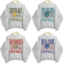 Vintage Football Hometown Sweatshirt, Football Vintage Collection ALD06 Casual Round Neck Classic Cotton 1 small thumbnail