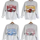 Vintage Football NCAA Sweatshirt, Vintage Tee All Teams NCAA Classic Comfort Color, Gifts For Football Fan CrewneckTee, Menswear Hoodie 1 small thumbnail