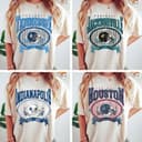 Camiseta vintage fútbol todos los equipos Ver 2, regalo clásico, básica para hombre y mujer 2 small thumbnail