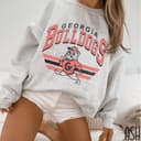 Vintage fútbol Sudadera, fútbol Team Georgia Bulldogs Sudadera Collection Classic Sudadera, Clothes Womenswear Comfort, Gifts Fans, For Women, For Men HS0017 1 small thumbnail