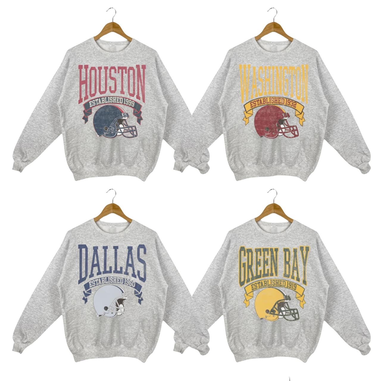 Vintage Football Sweatshirt, Hometown Pullover, City Football Retro Sweatshirt, Football Retro Sweatshirt, Football Throwback Sweatshirt, Unisex Sweatshirt Classic Cotton – image 2, NFL Tee, San Francisco 49ers Tee, Dallas Cowboys Tee, Detroit Lions Tee, Kansas City Chiefs Tee, Tampa Bay Buccaneers Tee, Arizona Cardinals Tee