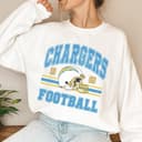 Vintage Football Sweatshirt, Los Angeles Football SweatShirt, San Diego Football Sweatshirt Sweatshirt, Hoodie, Comfort Colors 2 small thumbnail