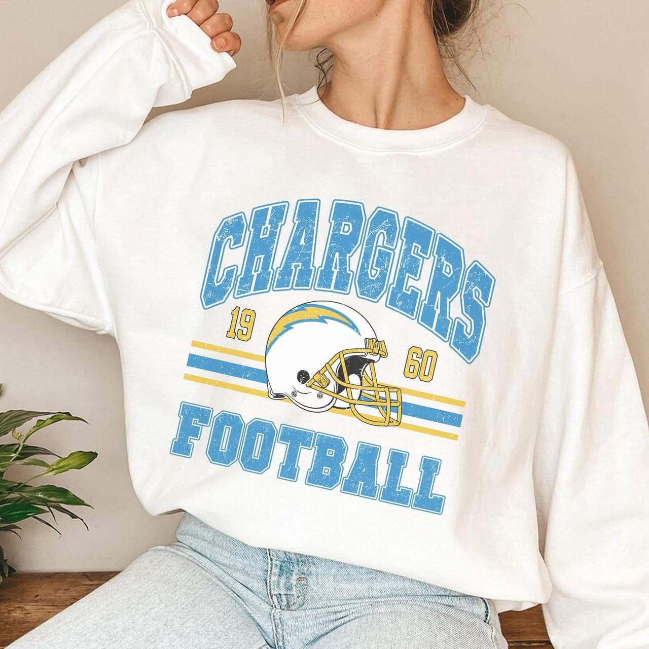 Vintage Football Sweatshirt, Los Angeles Football SweatShirt, San Diego Football Sweatshirt Sweatshirt, Hoodie, Comfort Colors – image 2, Los Angeles Chargers Tee, Los Angeles Chargers shirt, Los Angeles Chargers sweatshirt, Los Angeles Chargers hoodie
