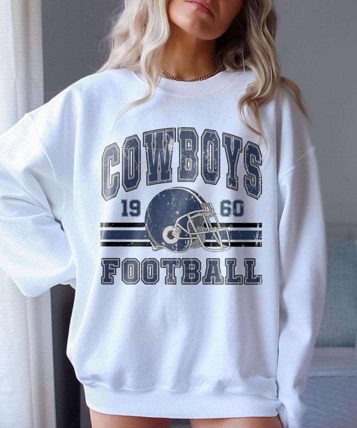 Vintage Football Sweatshirt, Shirt Retro Style 90s Vintage Unisex Crewneck, Graphic Tee Gift For Football Fan Sweatshirt, Hoodie, Comfort Colors – image 2, Dallas Cowboys Tee, cowboys shirt, cowboys tshirt, dallas cowboy shirt, dallas cowboys dress shirt, dallas cowboys football shirt, shirt dallas cowboys