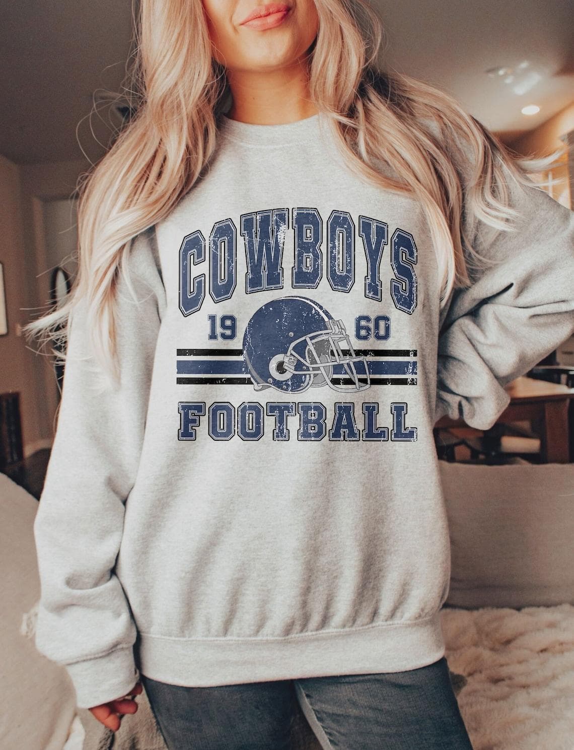 Vintage Football Sweatshirt, Shirt Retro Style 90s Vintage Unisex Crewneck, Graphic Tee Gift For Football Fan Sweatshirt, Hoodie, Comfort Colors – image 3, Dallas Cowboys Tee, cowboys shirt, cowboys tshirt, dallas cowboy shirt, dallas cowboys dress shirt, dallas cowboys football shirt, shirt dallas cowboys