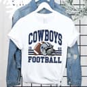 Vintage Football Sweatshirt, Shirt Retro Style 90s Vintage Unisex Crewneck, Graphic Tee Gift For Football Fan 2 small thumbnail