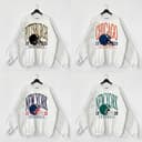 Vintage Football Sweatshirts , Unisex Football Crewnecks, Football Crewneck Sweatshirt 2 small thumbnail