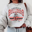 Sudadera Vintage Georgia Bulldogs NCAA Football – Regalo para Aficionado 1 small thumbnail