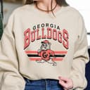 Sudadera Vintage Georgia Bulldogs NCAA Football – Regalo para Aficionado 2 small thumbnail
