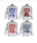Vintage Gildan 18000 Unisex Crewneck Classic Sweatshirt All Teams Football, Menswear Soft, Sports Sweaters Casual 1 small thumbnail