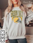 Vintage Green Bay Football Sweatshirt - 80s Retro Style Shirt 2 small thumbnail