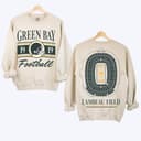 Vintage Green Bay Football Two Side Shirt, Lambeau Field Stadium, Green Bay Football Shirt, Graphic Tee, Unisex Tshirt, Sweatshirt, Hoodie 1 small thumbnail