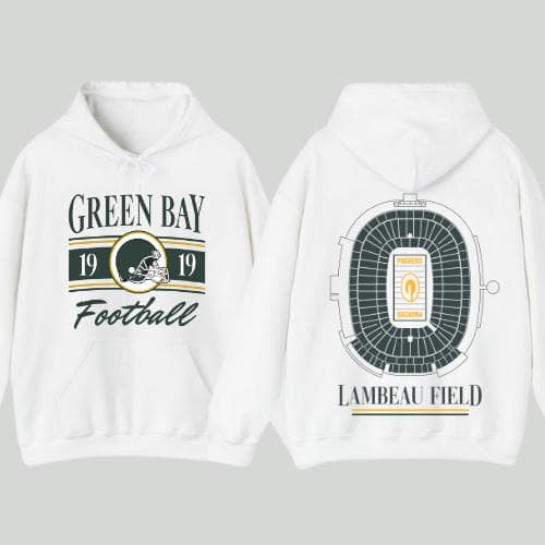 Vintage Green Bay Football Two Side Shirt, Lambeau Field Stadium, Green Bay Football Shirt, Graphic Tee, Unisex Tshirt, Sweatshirt, Hoodie – image 2, Green Bay Packers Tee, packer hooded sweatshirt, green bay packers shirt, packers shirt, gb packers shirts, green packers shirt, packers football shirt