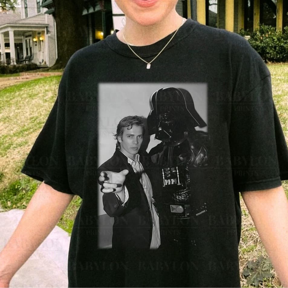 Vintage Hayden Christensen Anakin Skywalker T-Shirt - 90s Movie Poster Tee – image 1, Hayden Christensen Anakin Skywalker Tee, Hayden Christensen Anakin Skywalker Merch, Hayden Christensen Anakin Skywalker Shirt, Hayden Christensen Anakin Skywalker Sweatshirt, Hayden Christensen Anakin Skywalker Hoodie, Hayden Christensen Anakin Skywalker Clothes