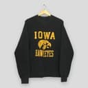 Vintage Iowa Hawkeyes Sudadera, Camiseta | UI Universitario Unisex 1 small thumbnail
