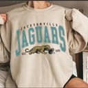 Vintage Jacksonville Jaguar Football Sweatshirt, NFL, Gift For Jaguar Fans 1 small thumbnail
