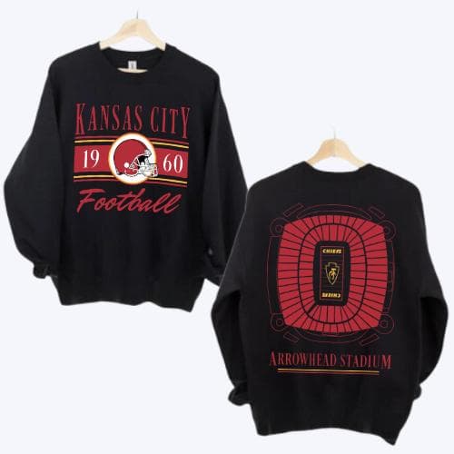 Vintage Kansas City Fútbol americano Two Side Camiseta, Arrowhead Stadium Kansas Fútbol americano Team Camiseta, Graphic Tee, , Unisex Tshirt, Sudadera, Sudadera con capucha – image 2, Kansas City Chiefs Tee, kansas chiefs merch, travis kelce shirt, travis kelce tshirt, kansas city chiefs sweatshirt, chiefs sweatshirts, kc chiefs sweatshirts