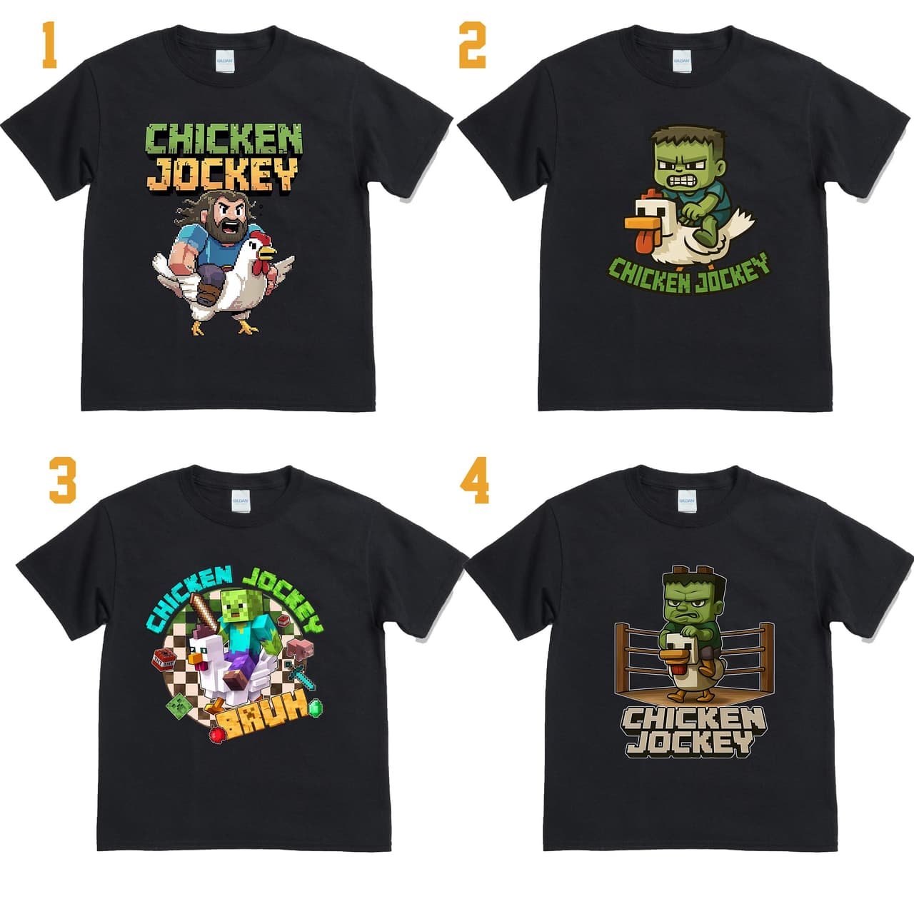 Camiseta Vintage Lava Chicken, Sudadera Divertida del Personaje Lava Chicken de Steve, Hoodie Gamer Gracioso – image 1, Chicken Jockey Tee, chicken jockey shirt, chicken jockey sweatshirt, chicken jockey hoodie, Vintage Lava Chicken Shirt