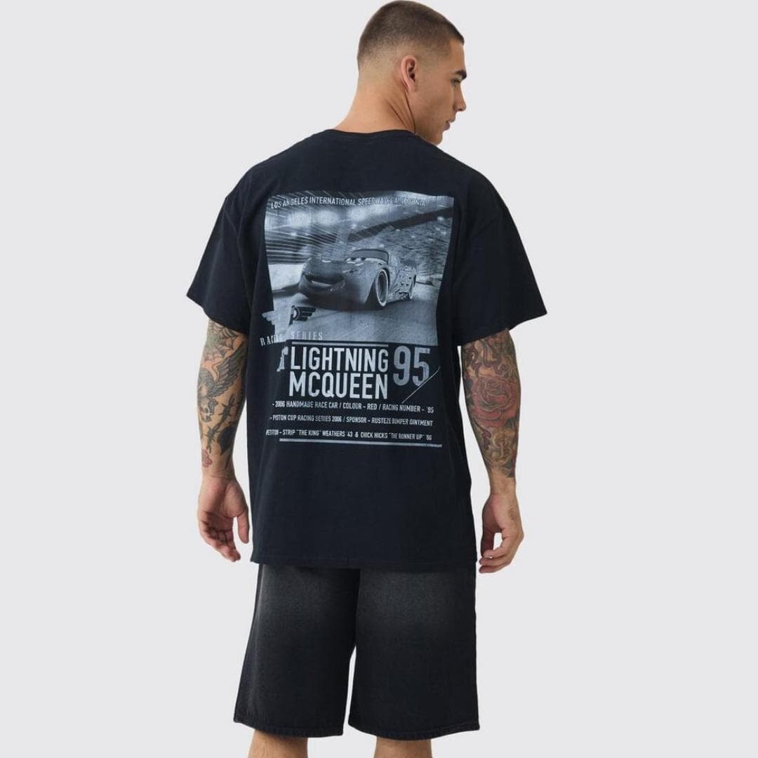 Vintage Lightning McQueen Piston Cup Unisex T-Shirt - Car Enthusiast Supercar Tee – image 2, McQueen Tee, McQueen Merch, McQueen Shirt, McQueen Sweatshirt, McQueen Hoodie, McQueen Clothes