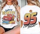 Vintage Lightning Mcqueen Shirt, 95 Lightning Mcqueen Sweatshirt, Radiator Springs Hoodie, Rusteze Cars Tee 2 small thumbnail