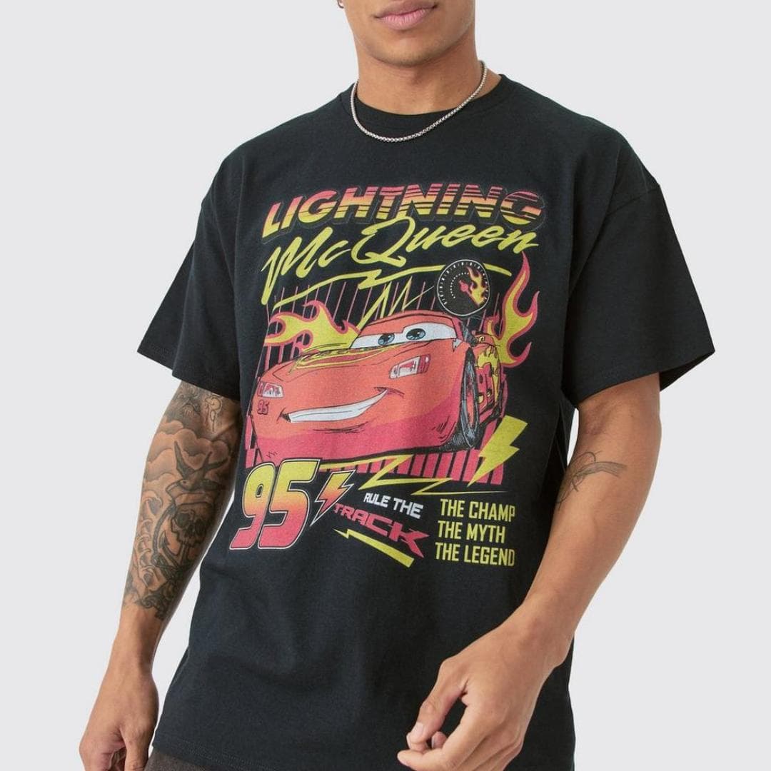 Vintage Lightning McQueen T-Shirt | Unisex Supercar Enthusiast Clothing – image 1, McQueen Tee, McQueen Merch, McQueen Shirt, McQueen Sweatshirt, McQueen Hoodie, McQueen Clothes